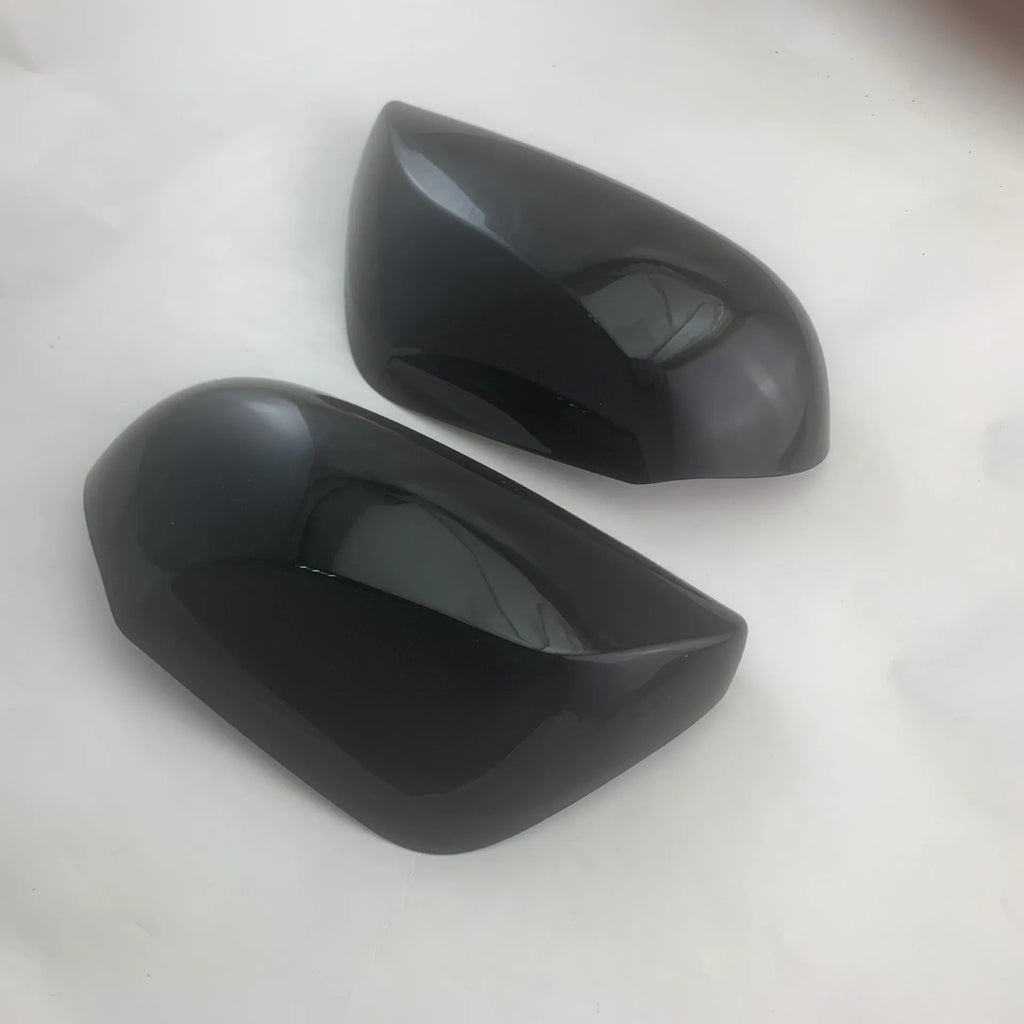 Bright black ABS rear view mirror cover for Toyota Avalon Camry CHR 2016-2020 pair