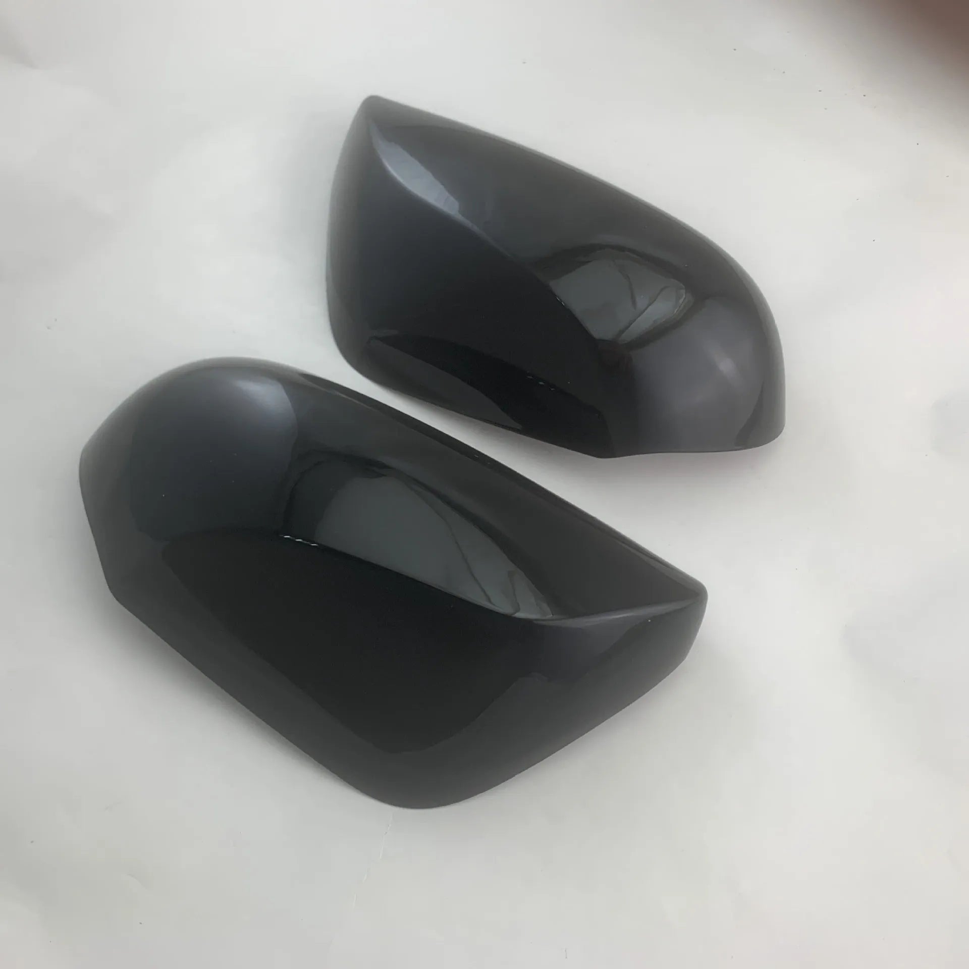 Bright black ABS rear view mirror cover for Toyota Avalon Camry CHR 2016-2020 pair