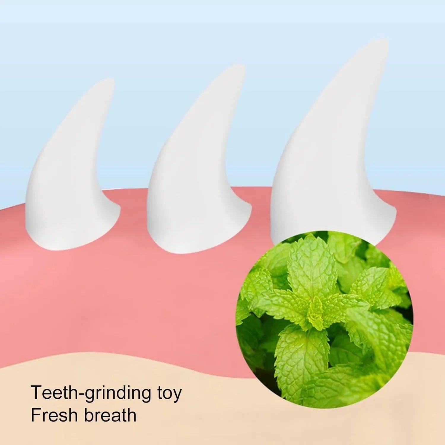 Blue carrot-shaped catnip ball toy for wall mounting and cat teeth cleaning