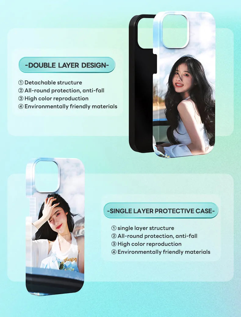 Metal phone case transfer printing press machine for thermal transfer customization