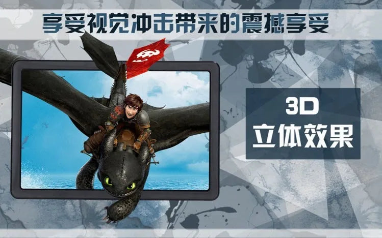 Black foldable phone screen magnifier showing 10.2-inch viewing area with suction cup mounting and anti-glare cover