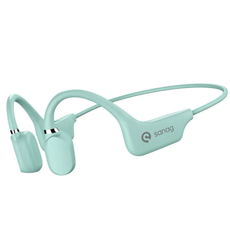 Bone conduction Bluetooth sports headphones in six colours including China red and haze blue