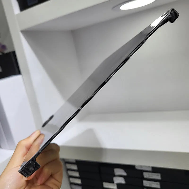 Hard carbon fibre protective case for iPad Pro 11 inch showing plaid pattern and one of three available finishes.