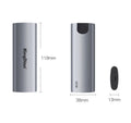 Grey USB 3.0 mobile SSD for direct phone connection with capacity options