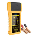 Autool BT760 colour screen vehicle battery tester with clip leads and printed diagnostic receipt.