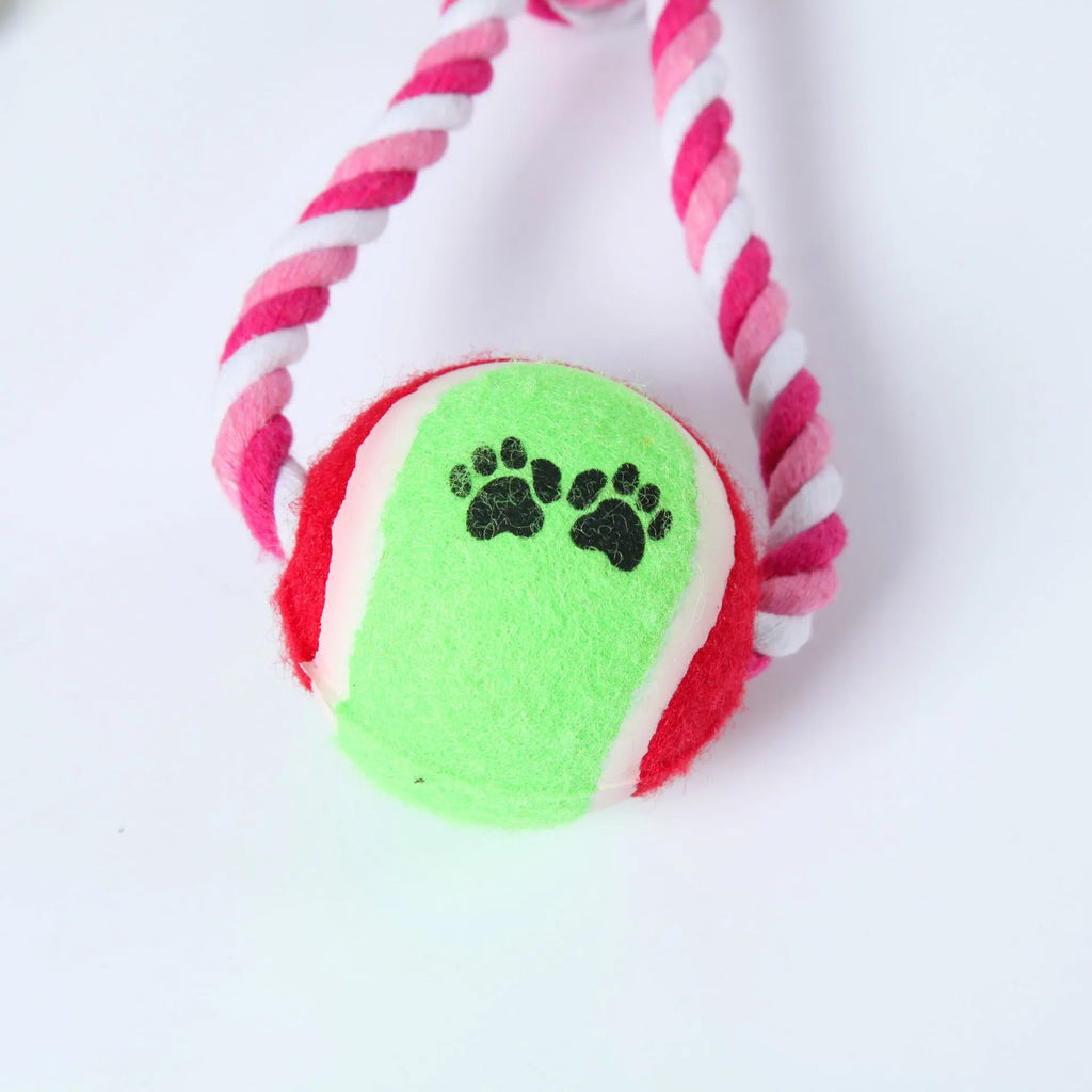 38cm red white and blue white cotton rope dog toy for medium large breed vent relieving