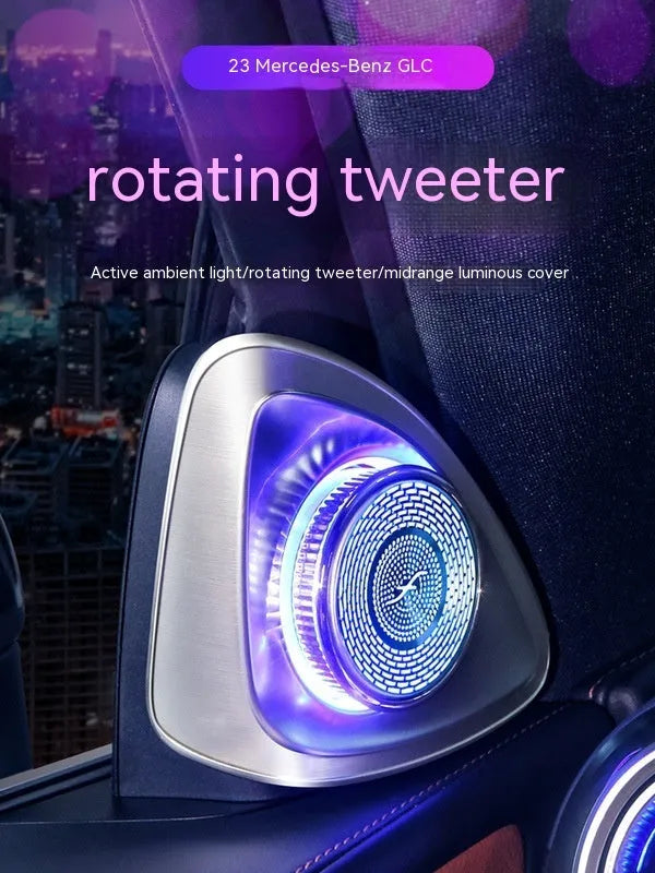 Burmester rotating tweeter speakers for Mercedes-Benz GLC X254 with waterproof ABS construction
