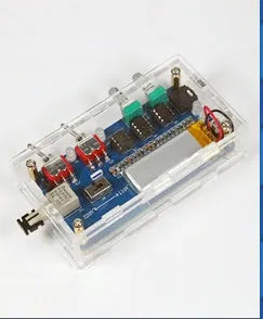Tesla coil driver board with controller and cables for music-synchronised electrical arc displays