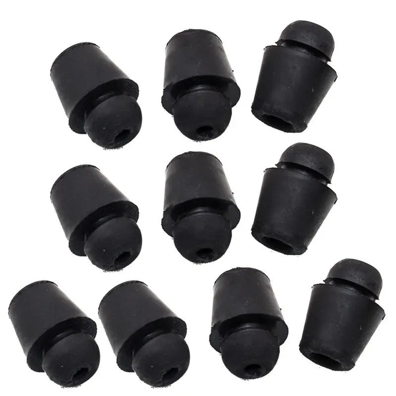 Ten rubber automobile buckle buffer clips for trunk shock absorption in X16 colour