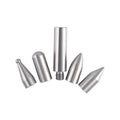 Three-piece alloy steel car dent repair tool set with hook crowbars for body panel maintenance