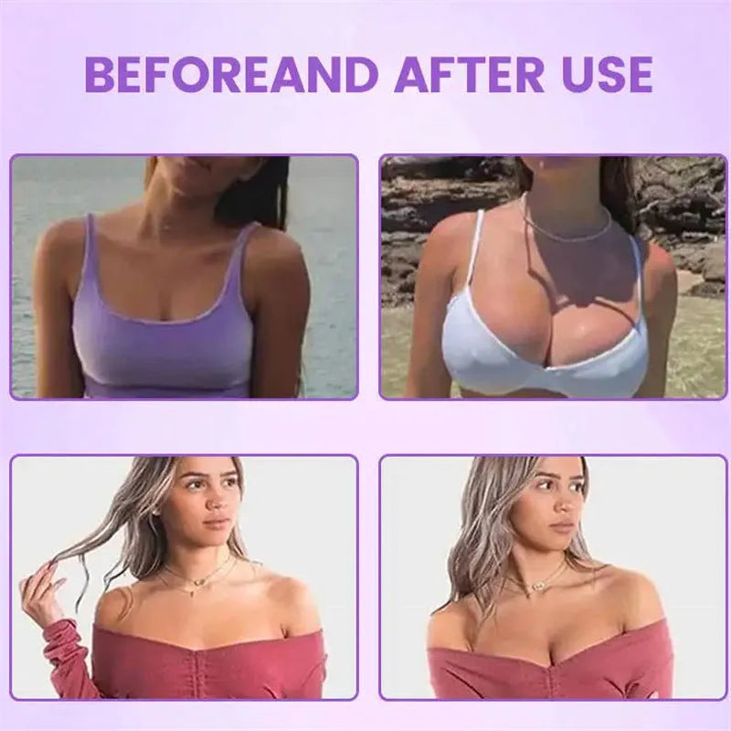Reusable silicone breast enhancement patches for chest tightening and contour improvement