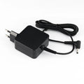 Black Hua 45W laptop power adapter with American plug and attached charging cable on a white background.