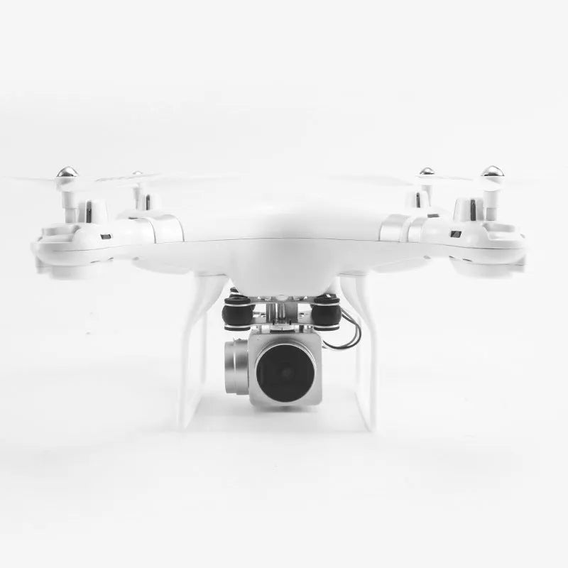 HD aerial photography drone in alloy construction with USB control handle, shown in black colour option.