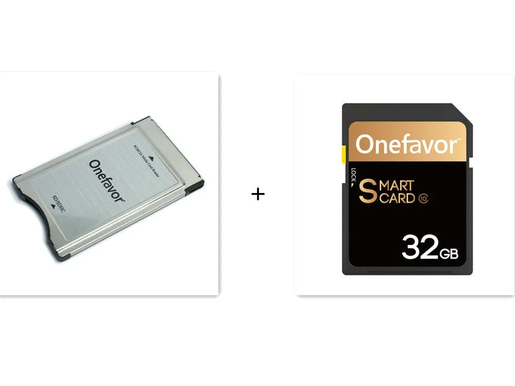 SD to PCMCIA adapter card with 32GB SD card for Mercedes-Benz vehicles