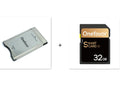 SD to PCMCIA adapter card with 32GB SD card for Mercedes-Benz vehicles