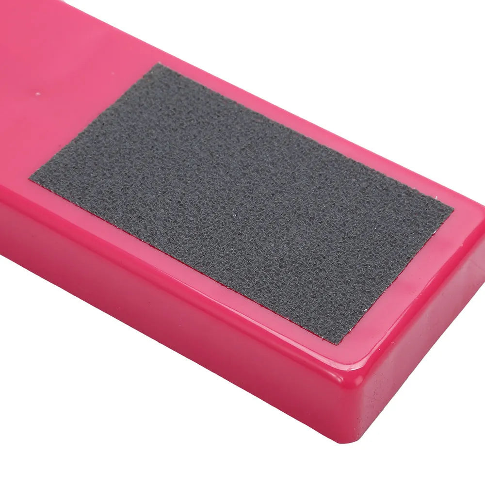 Pink and white ballet foot trainer for instep strength and rotation exercises