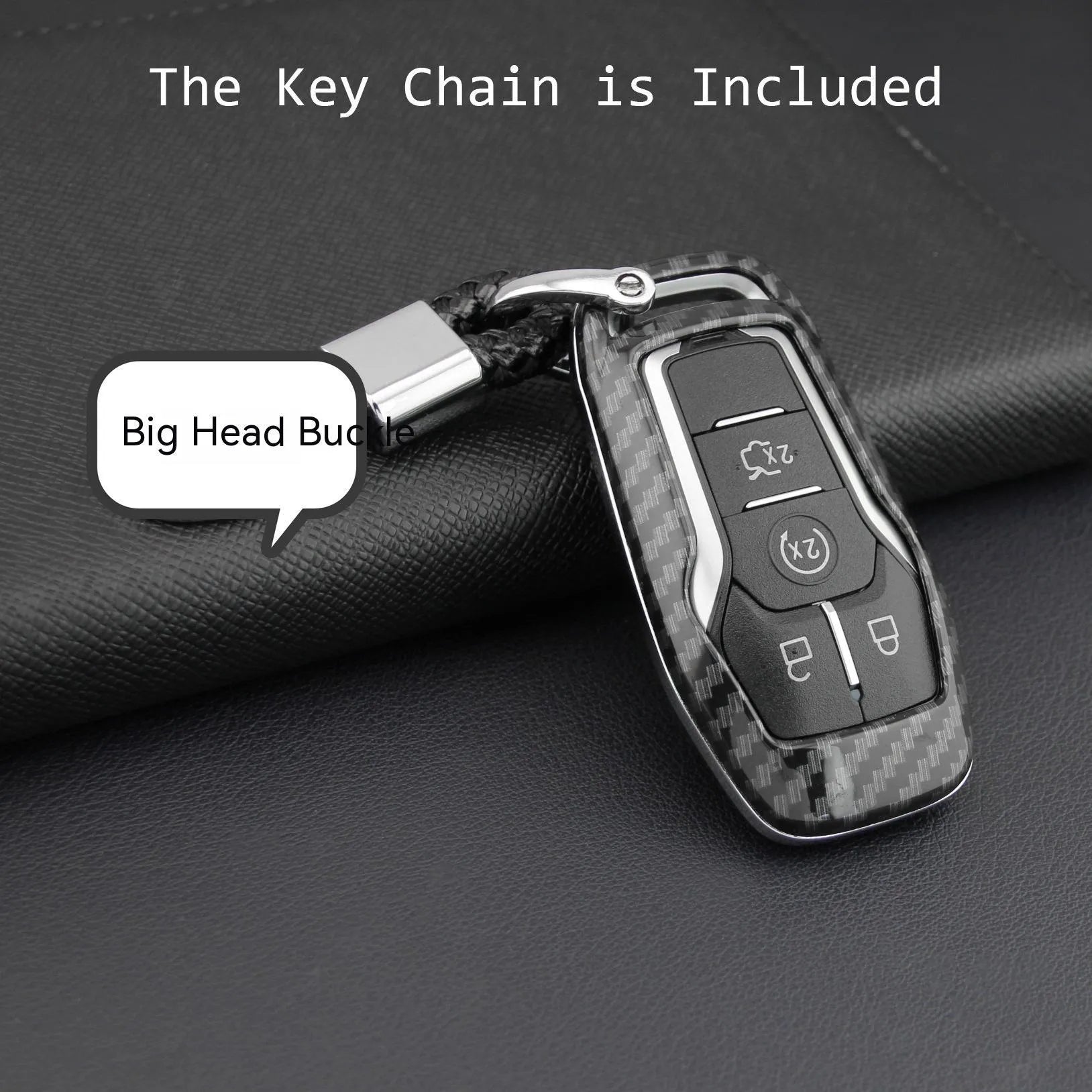 Plastic remote control protective shell for car keys with optional buckle attachment