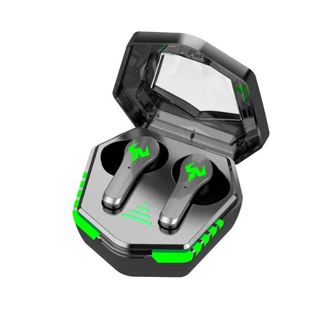 N35 black wireless gaming Bluetooth headset with in-ear private mould design