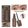 Eyebrow mousse cream with application tool for three-dimensional brow shaping