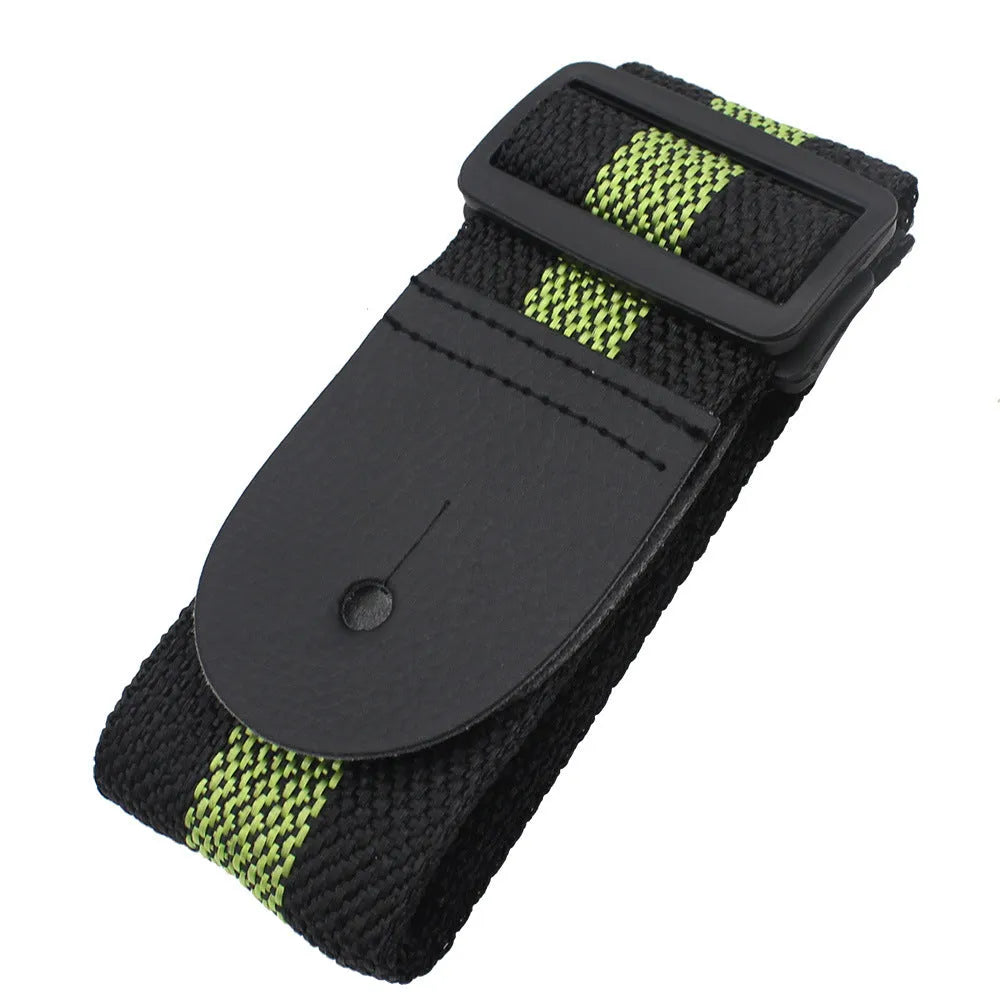 Woven universal instrument strap for guitar, bass, and ukulele in multiple colours