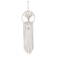 Handwoven cotton rope dream catcher tree rectangle wall tapestry 73cm by 18cm European style