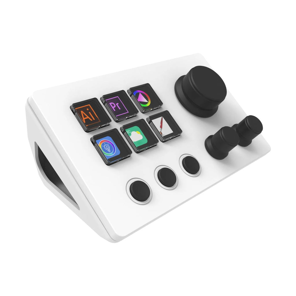 Visual Keyboard N3 universal silicone numeric keypad in black or white with 2m cable and bracket
