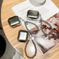 Matte plating AirPods protective case with electroplating finish for universal fit across multiple AirPods generations
