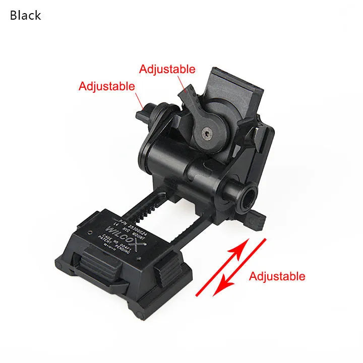 Metal alloy L4 G24 NVG fast helmet mount OPS breakaway base in dark earth colour