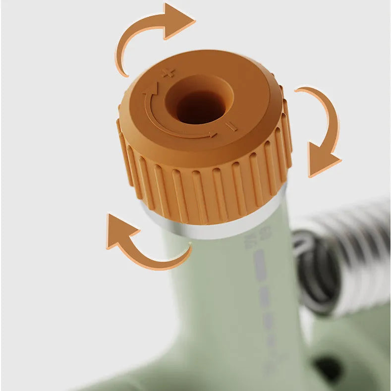 Adjustable spring hand gripper exercise tool in ivory white, black, or green colour.