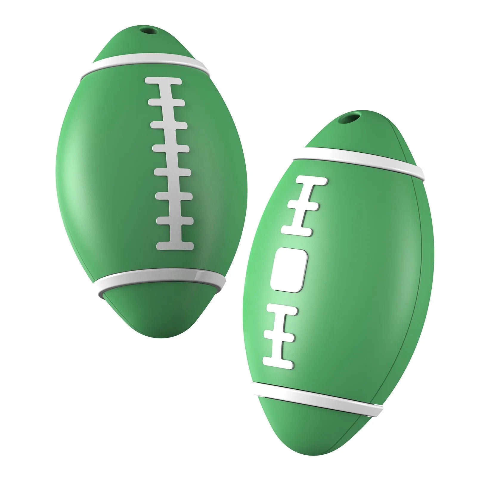 F06 Rugby anti-loss alarm device in black, brown or green with 31.8mm ABS case dimensions