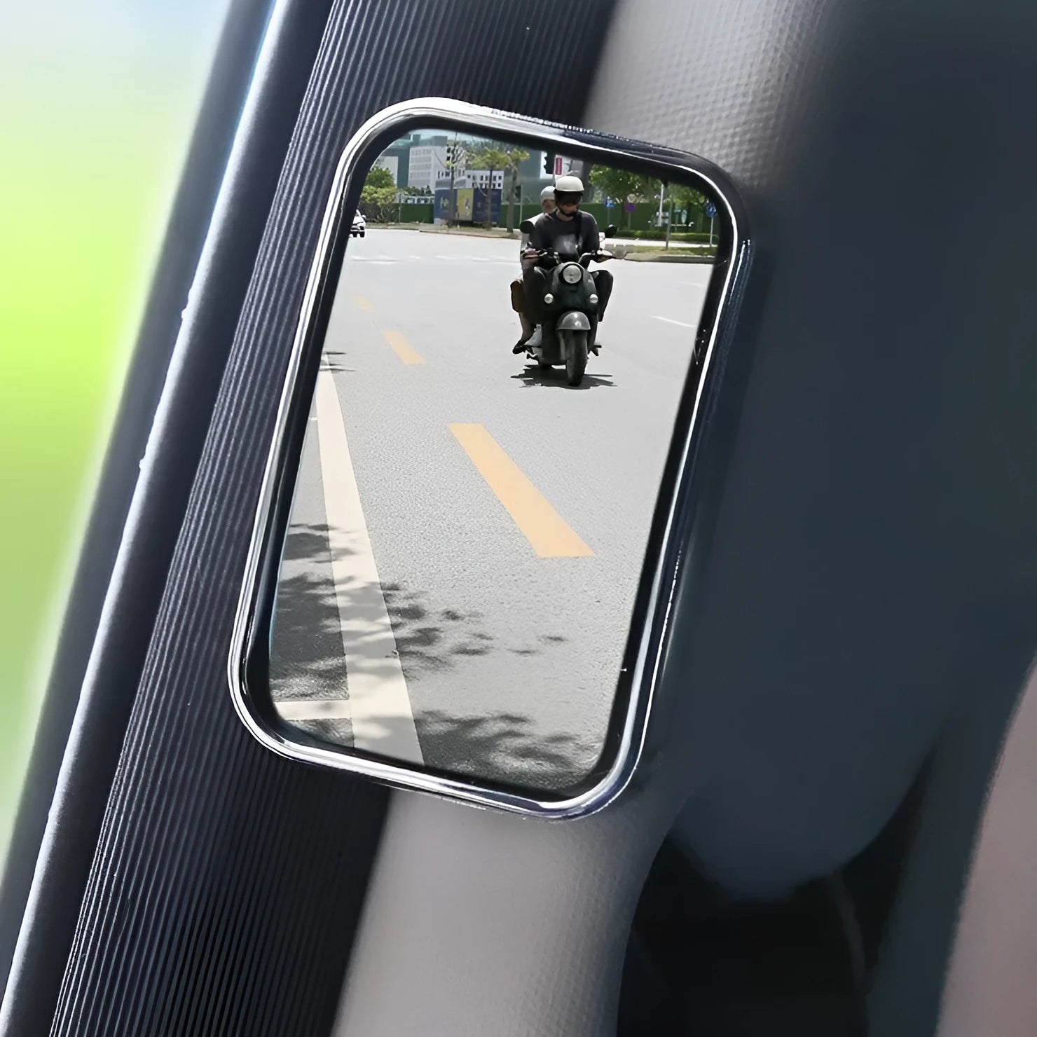 Ultra clear rearview mirror set 2pcs glass and alloy for car use