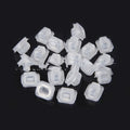 BMW E39 E38 interior plastic fasteners with peach wood finish, 100 pieces with fixed buckle seat design