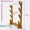 Chinese style wooden multi layer wall bracket shelf for ornament display