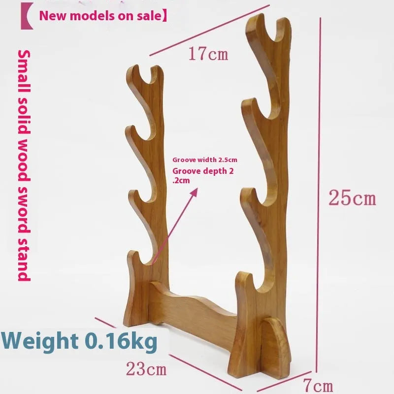 Chinese style wooden multi layer wall bracket shelf for ornament display