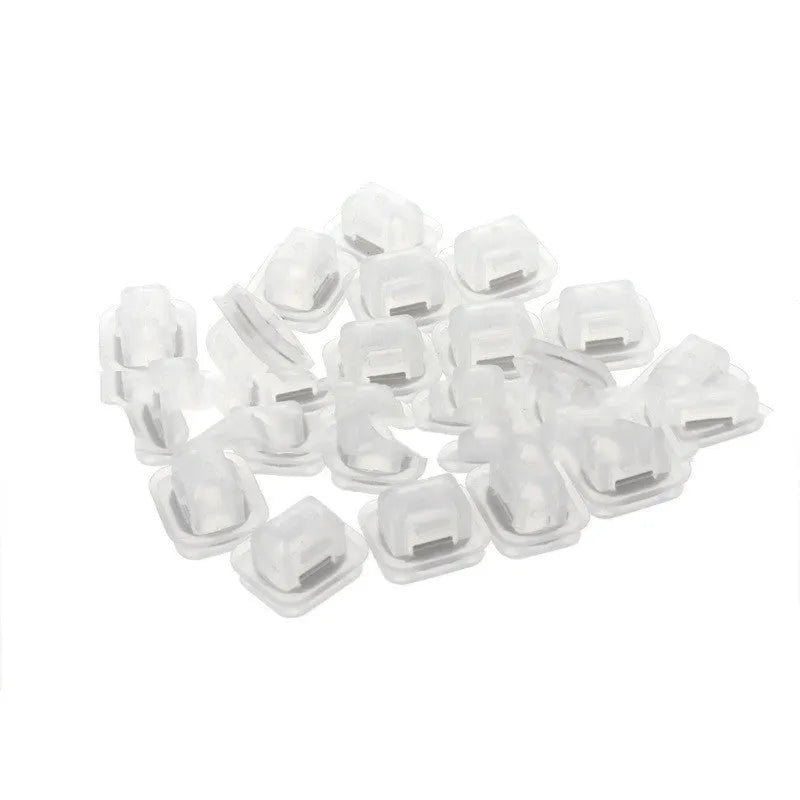 BMW E39 E38 interior plastic fasteners with peach wood finish, 100 pieces with fixed buckle seat design