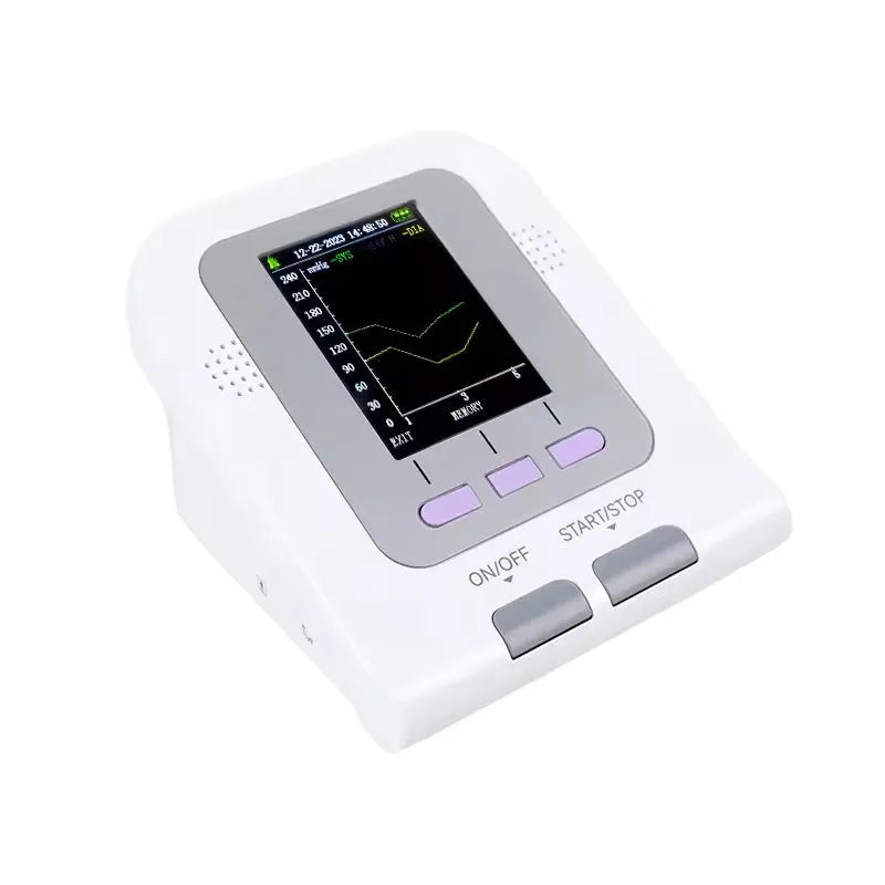 CONTEC08A veterinary digital blood pressure monitor with colour LCD display and animal cuff