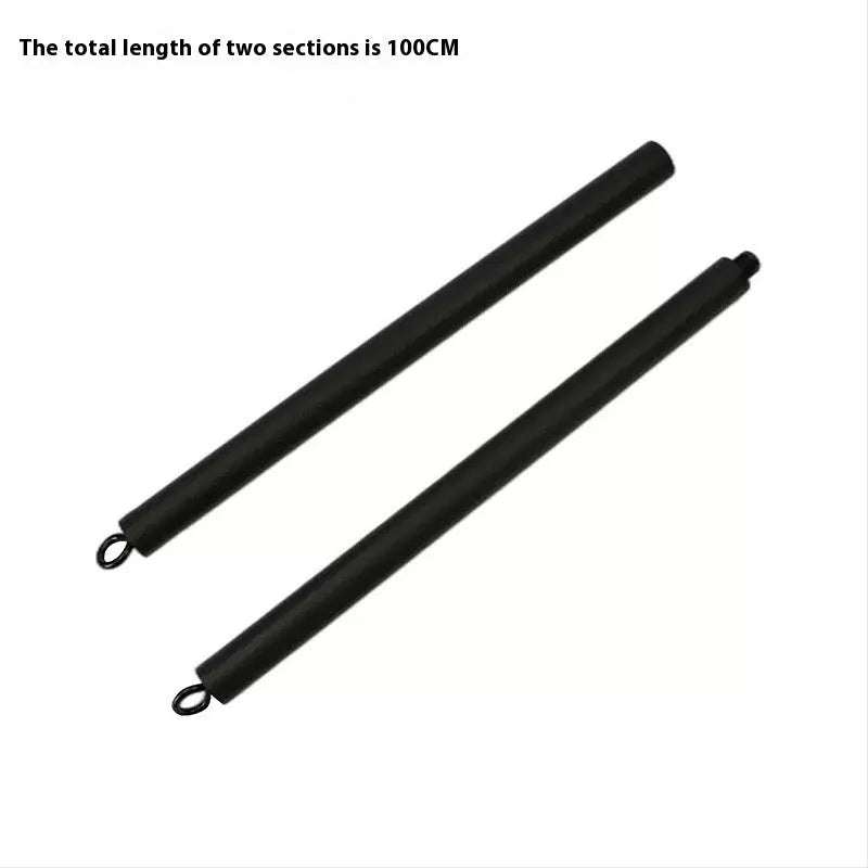 Push-and-pull rod fitness stick with two segment models for strength training and yoga equipment