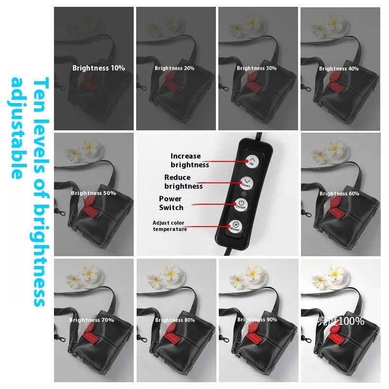 50cm studio light box with metal frame and folding design for product photography