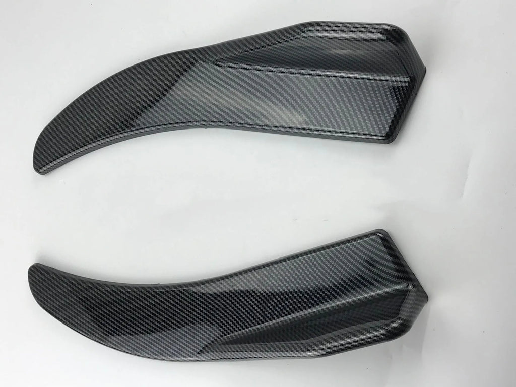 ABS car front and rear deflector light for General Motors vehicles in bright black finish