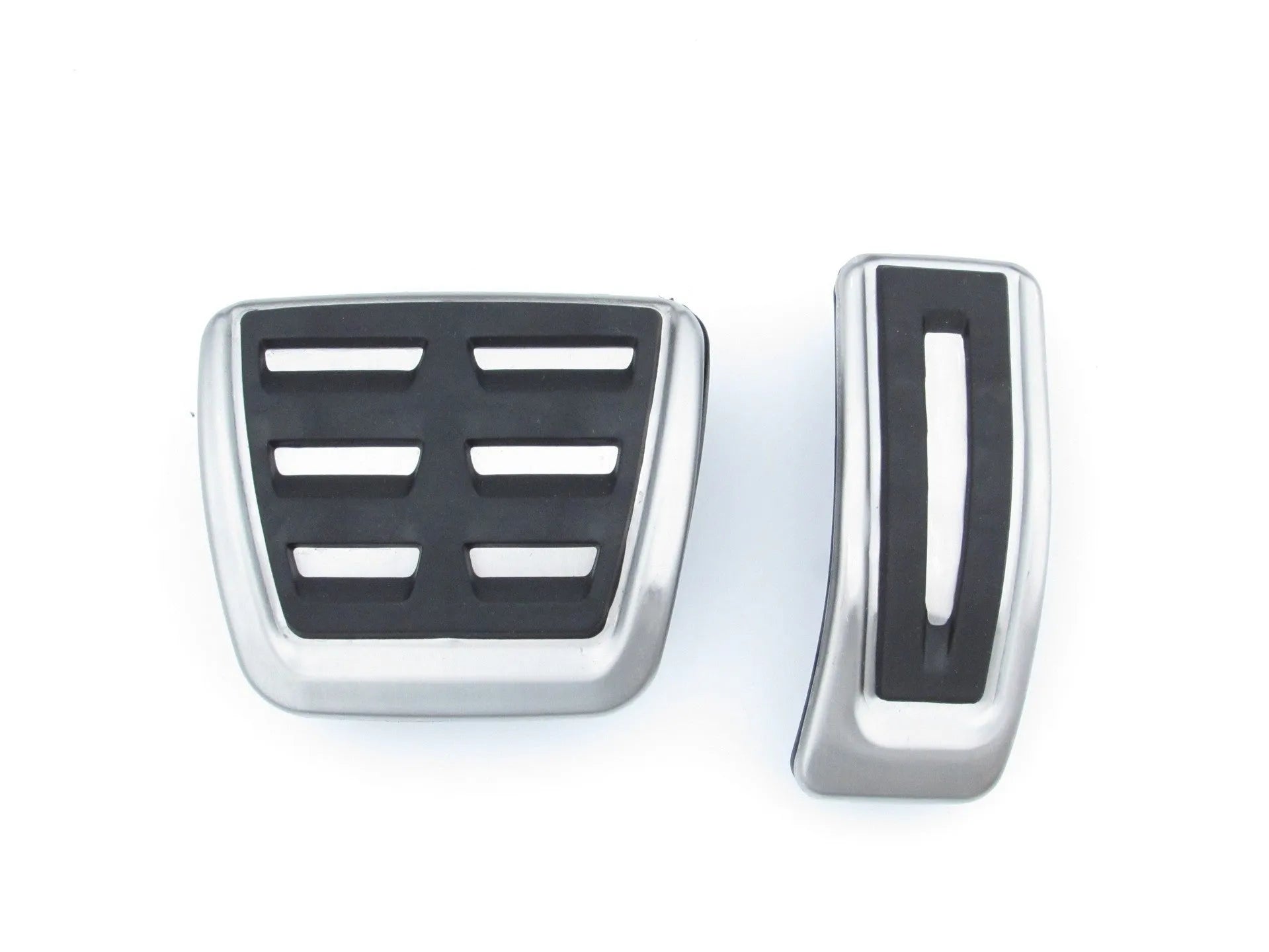 Stainless steel brake and accelerator pedal covers for Porsche Macan vehicles