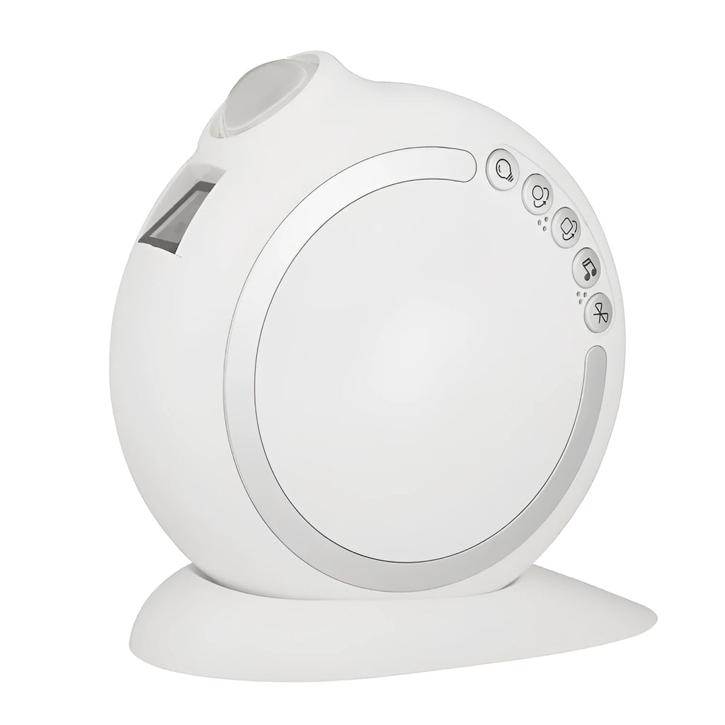 Bluetooth music LED projection light IP65 waterproof RGBW 4W USB powered in white for outdoor garden decoration
