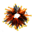 Tie-dye pet collar in Christmas and Halloween styles with cloth material construction