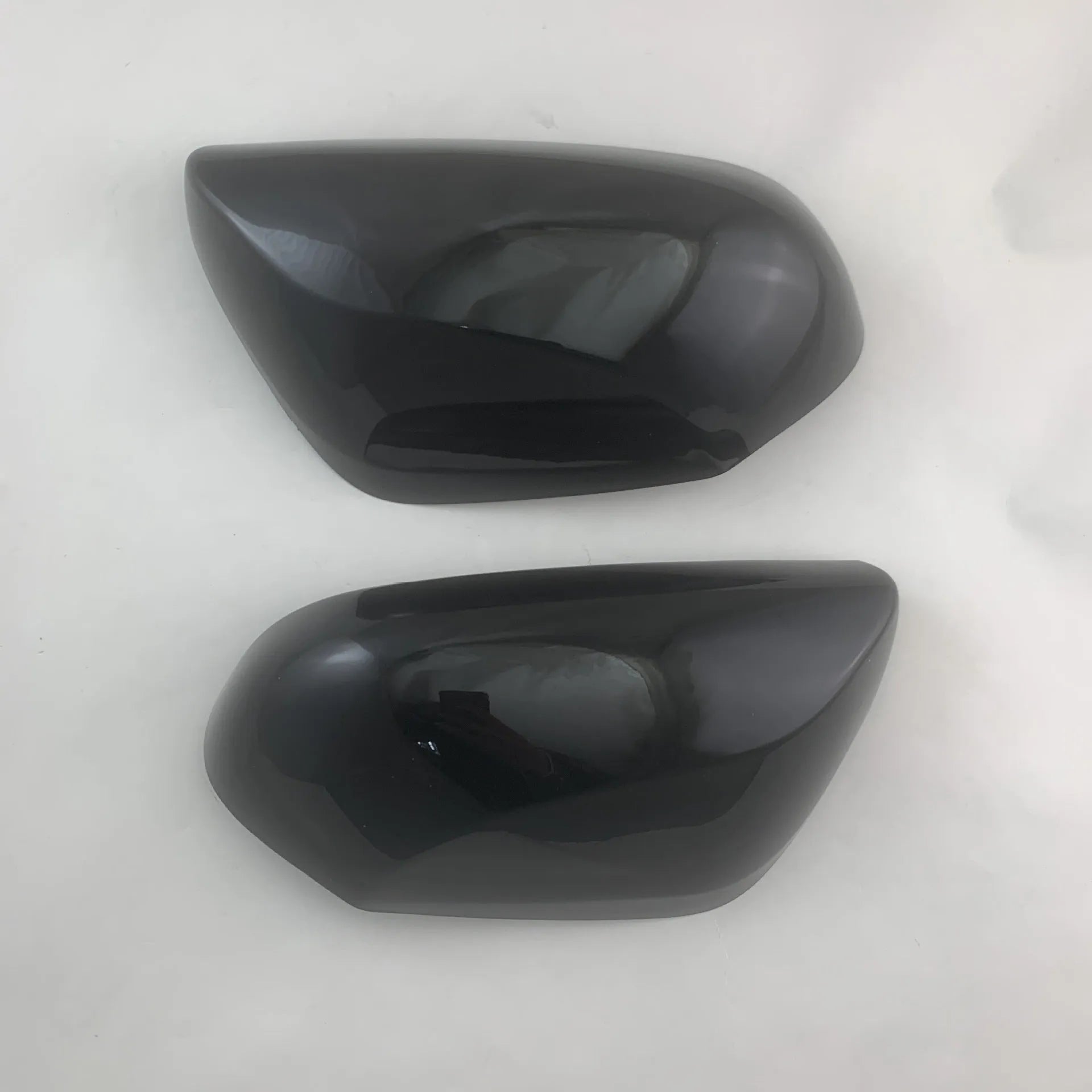 Bright black ABS rear view mirror cover for Toyota Avalon Camry CHR 2016-2020 pair