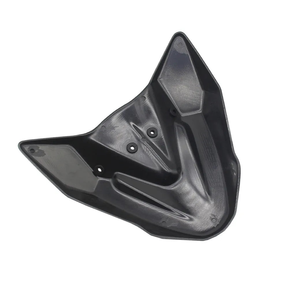 Black ABS plastic fixed wind front wing for KTM 390 and 790 Adventure motorcycles