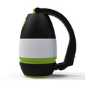 Black green 3-in-1 multifunctional LED table lamp with foldable design for camping and emergency use