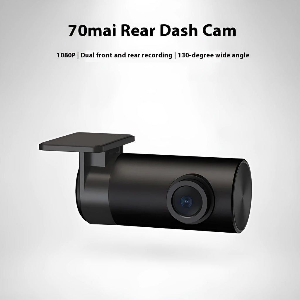 Midrive RC09 rear recording camera with compact plastic housing and rear window mounting accessories