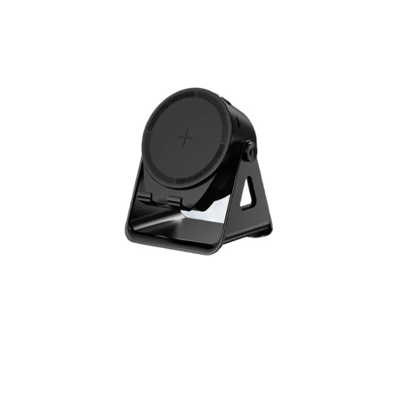 Automatic induction speaker bracket in black with lithium battery and card insertion