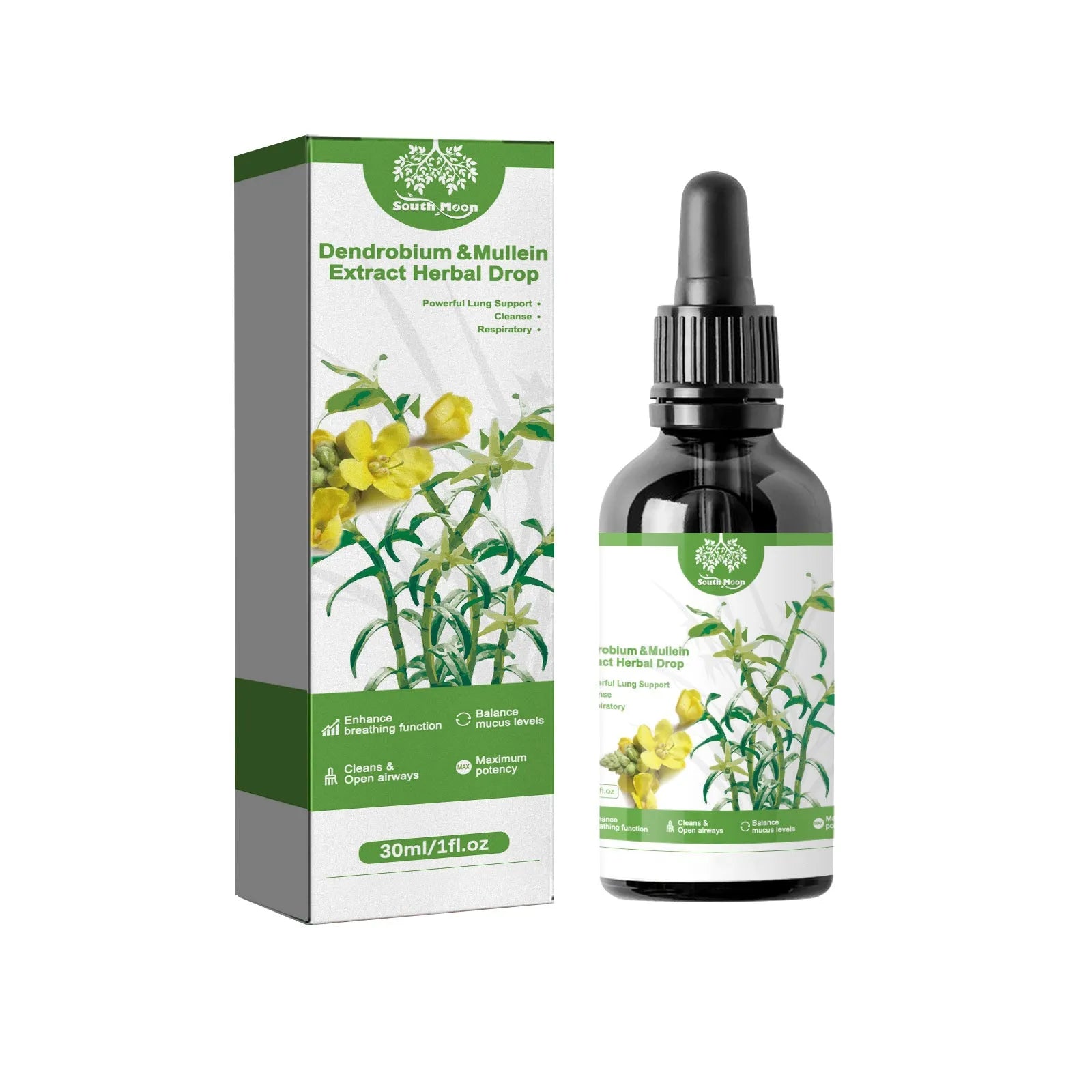 30ml herbal body care nursing essence with dendrobe and grape seed oil in small bottle
