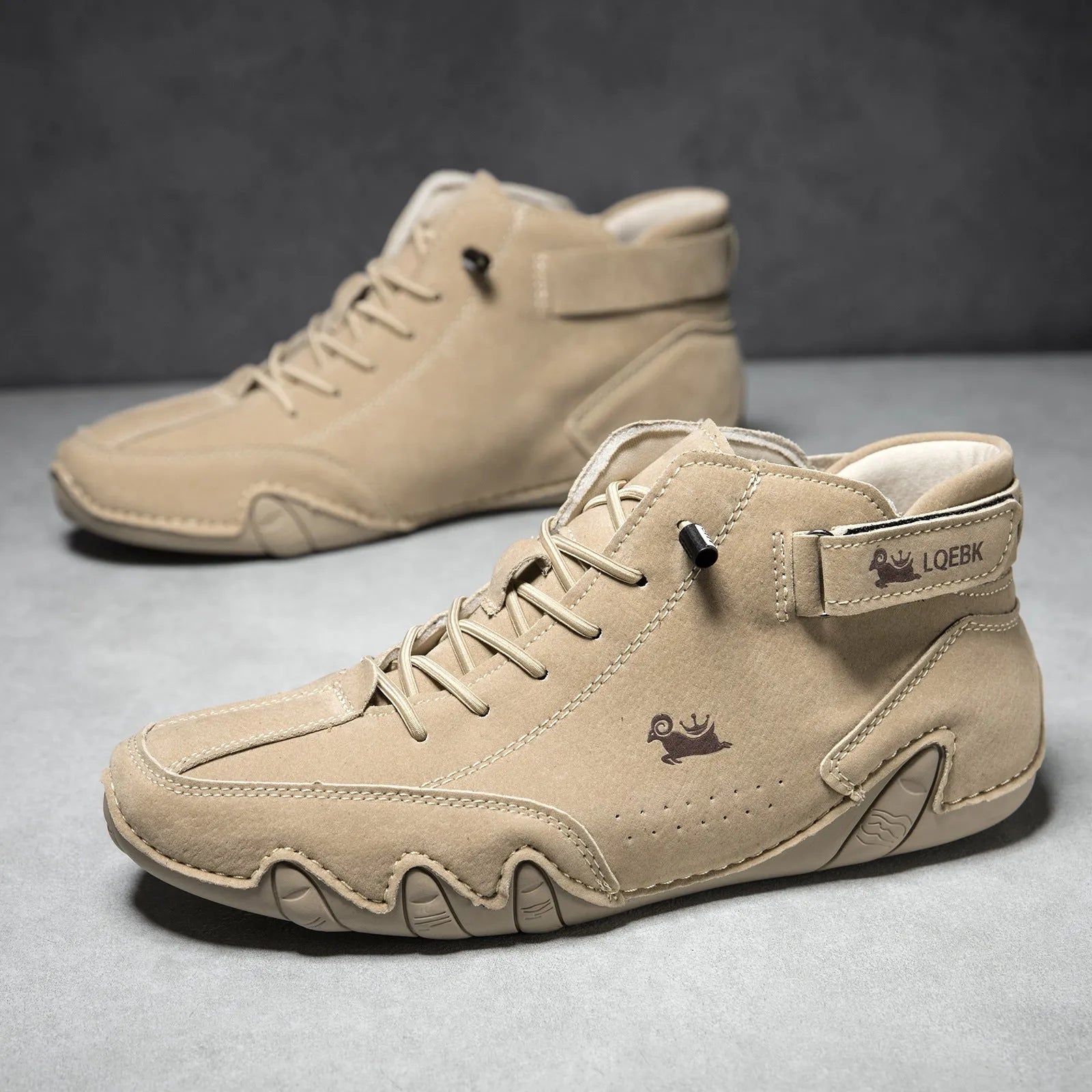 Men's high-top octopus Martin boots with rubber sole in multiple colour options