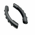 Carbon fibre black steering wheel anti-skid sleeve for universal 38cm fit.